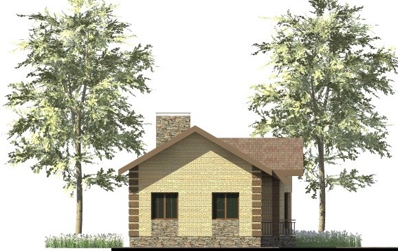 1. Проект дома A-086 Екстерьер Проект дома A-086 - фото 1