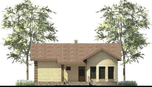 12. Проект дома A-086 Екстерьер Проект дома A-086 - фото 12