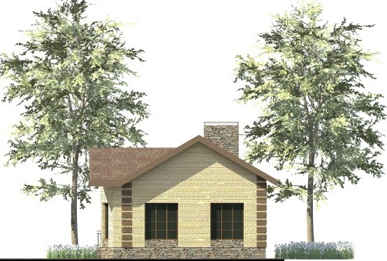 18. Проект дома A-086 Екстерьер Проект дома A-086 - фото 18