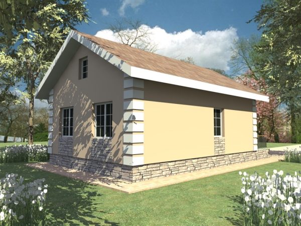 6. Проект дома A-087 Екстерьер Проект дома A-087 - фото 6