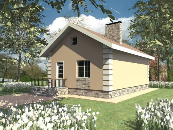 14. Проект дома A-087 Екстерьер Проект дома A-087 - фото 14