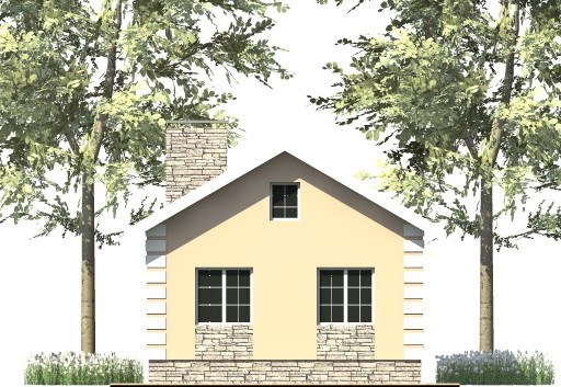 17. Проект дома A-087 Екстерьер Проект дома A-087 - фото 17