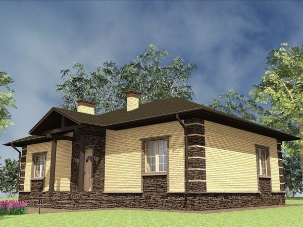 13. Проект дома A-088 Екстерьер Проект дома A-088 - фото 13