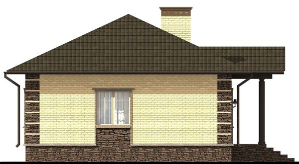 19. Проект дома A-088 Екстерьер Проект дома A-088 - фото 19