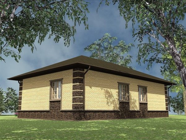 20. Проект дома A-088 Екстерьер Проект дома A-088 - фото 20