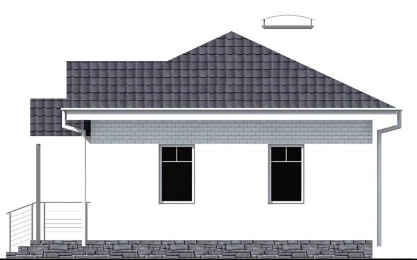 1. Проект дома A-090 Екстерьер Проект дома A-090 - фото 1