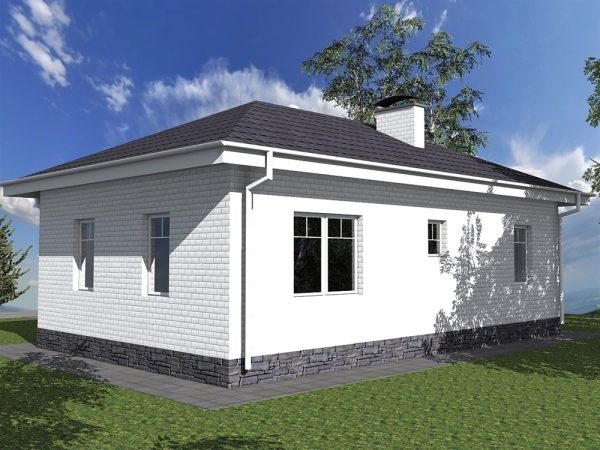 8. Проект дома A-090 Екстерьер Проект дома A-090 - фото 8