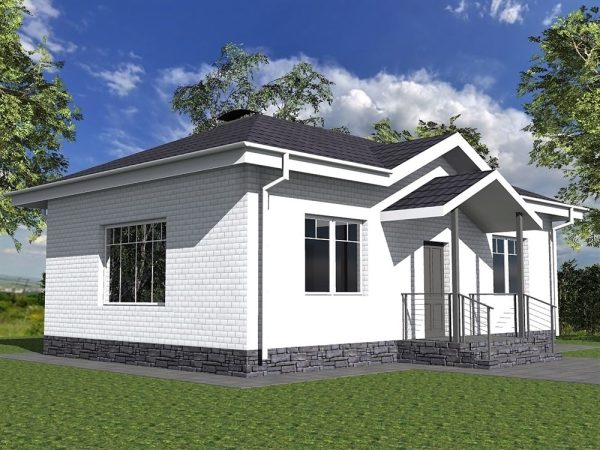 14. Проект дома A-090 Екстерьер Проект дома A-090 - фото 14