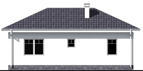 15. Проект дома A-090 Екстерьер Проект дома A-090 - фото 15