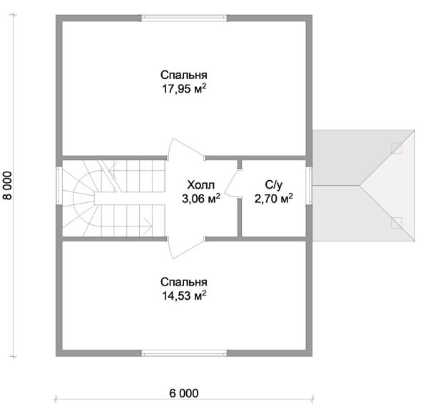 1. Проект дома A-091 Екстерьер Проект дома A-091 - фото 1
