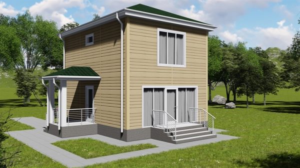 5. Проект дома A-091 Екстерьер Проект дома A-091 - фото 5