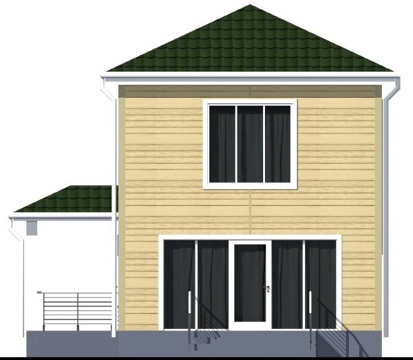 7. Проект дома A-091 Екстерьер Проект дома A-091 - фото 7