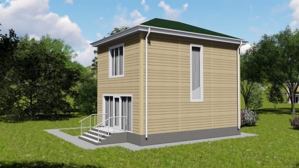 8. Проект дома A-091 Екстерьер Проект дома A-091 - фото 8