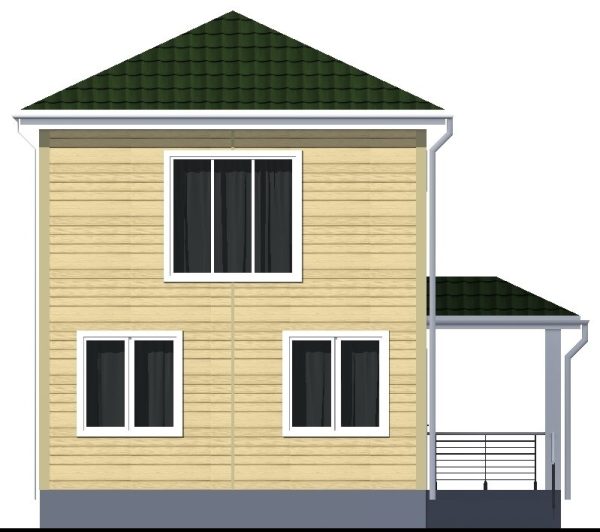 13. Проект дома A-091 Екстерьер Проект дома A-091 - фото 13