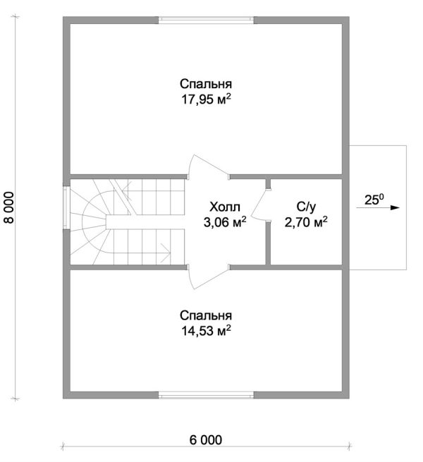 7. Проект дома A-092 Екстерьер Проект дома A-092 - фото 7