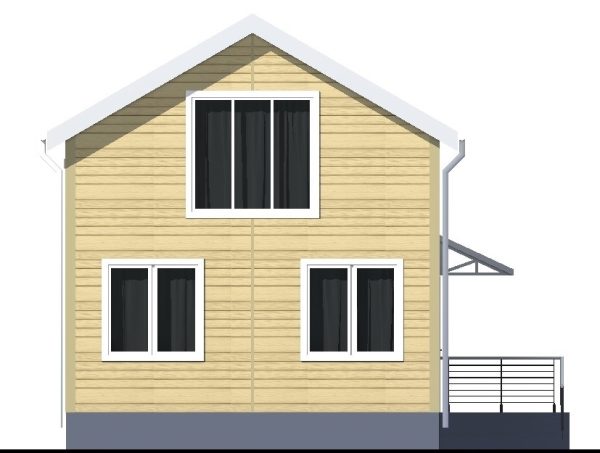 11. Проект дома A-092 Екстерьер Проект дома A-092 - фото 11