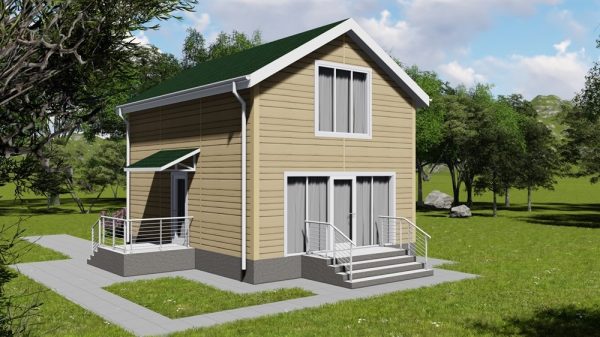 18. Проект дома A-092 Екстерьер Проект дома A-092 - фото 18