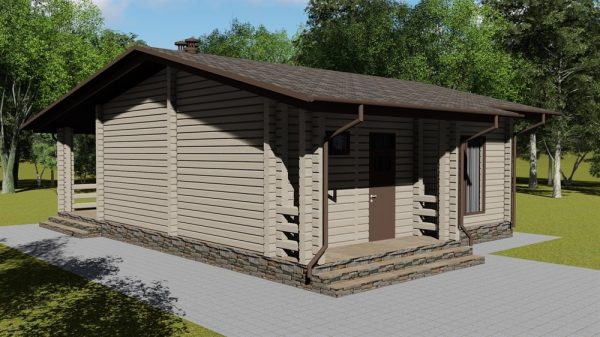 18. Проект дома A-093 Екстерьер Проект дома A-093 - фото 18