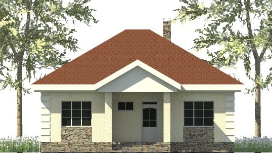 15. Проект дома A-095 Екстерьер Проект дома A-095 - фото 15