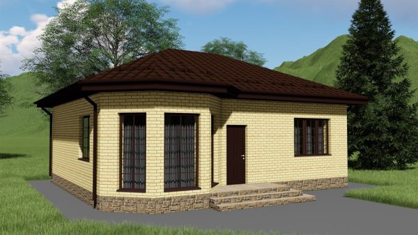 1. Проект дома A-096 Екстерьер Проект дома A-096 - фото 1