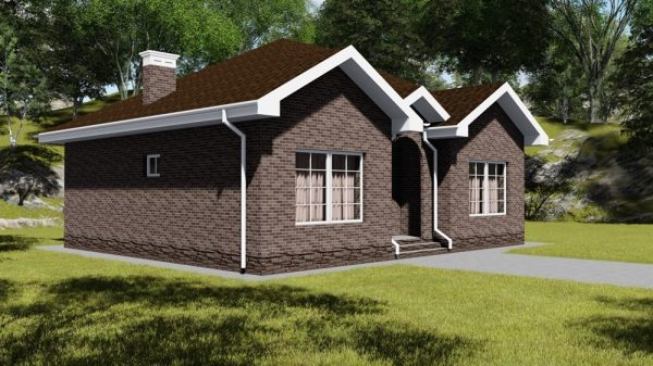 17. Проект дома A-099 Екстерьер Проект дома A-099 - фото 17