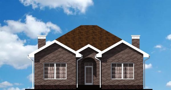 18. Проект дома A-099 Екстерьер Проект дома A-099 - фото 18