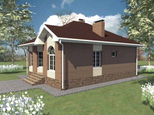 11. Проект дома A-100 Екстерьер Проект дома A-100 - фото 11