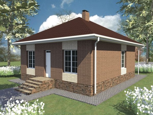 14. Проект дома A-100 Екстерьер Проект дома A-100 - фото 14