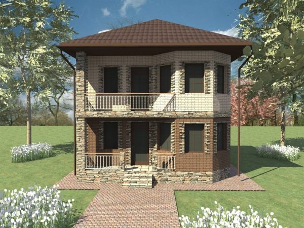 3. Проект дома A-101 Екстерьер Проект дома A-101 - фото 3