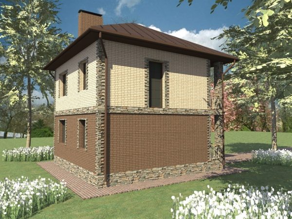 8. Проект дома A-101 Екстерьер Проект дома A-101 - фото 8
