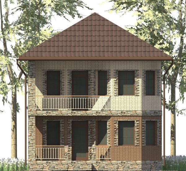 9. Проект дома A-101 Екстерьер Проект дома A-101 - фото 9