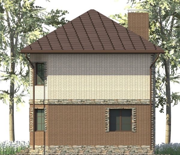 12. Проект дома A-101 Екстерьер Проект дома A-101 - фото 12