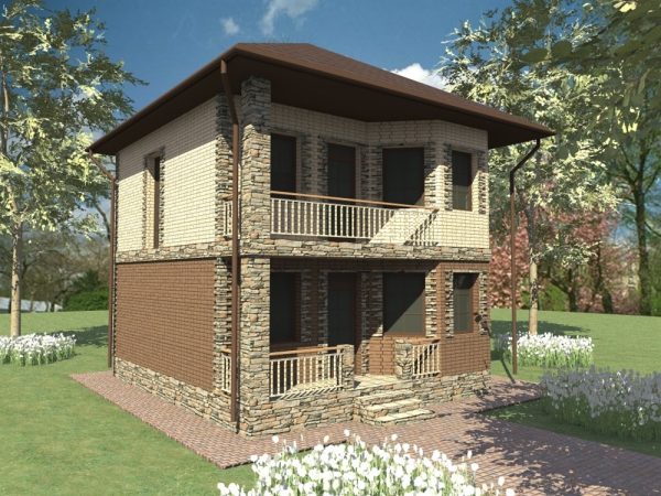 22. Проект дома A-101 Екстерьер Проект дома A-101 - фото 22