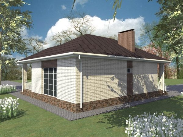 3. Проект дома A-102 Екстерьер Проект дома A-102 - фото 3