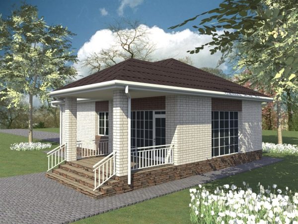 8. Проект дома A-102 Екстерьер Проект дома A-102 - фото 8