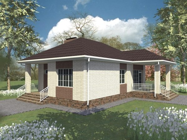 9. Проект дома A-102 Екстерьер Проект дома A-102 - фото 9