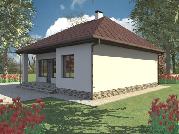 14. Проект дома A-104 Екстерьер Проект дома A-104 - фото 14