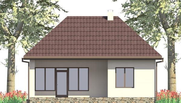 18. Проект дома A-104 Екстерьер Проект дома A-104 - фото 18