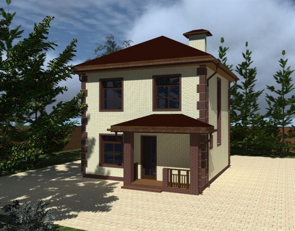 4. Проект дома A-105 Екстерьер Проект дома A-105 - фото 4