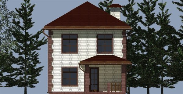 9. Проект дома A-105 Екстерьер Проект дома A-105 - фото 9