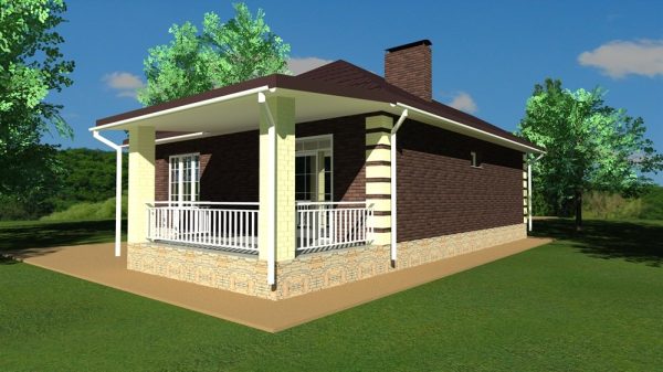 3. Проект дома A-106 Екстерьер Проект дома A-106 - фото 3