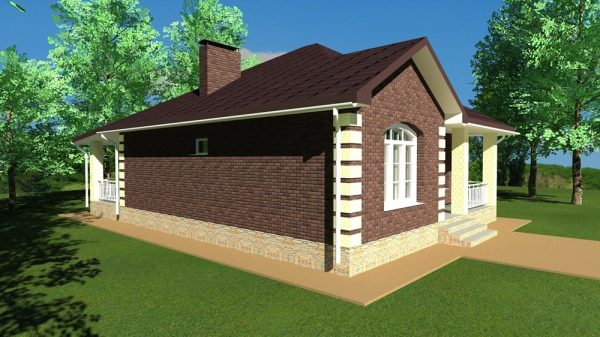 4. Проект дома A-106 Екстерьер Проект дома A-106 - фото 4