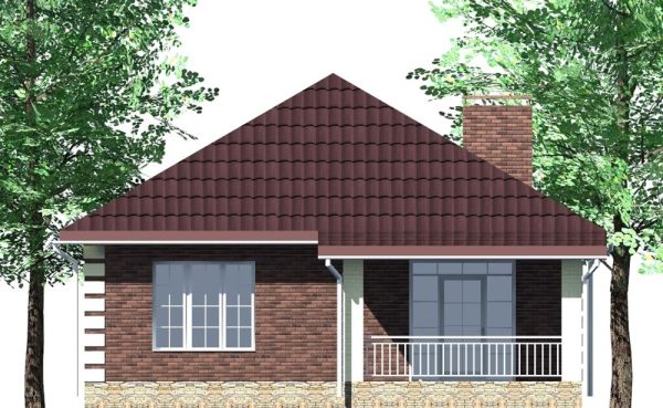 18. Проект дома A-106 Екстерьер Проект дома A-106 - фото 18