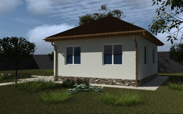 1. Проект дома A-107 Екстерьер Проект дома A-107 - фото 1