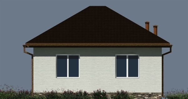 2. Проект дома A-107 Екстерьер Проект дома A-107 - фото 2