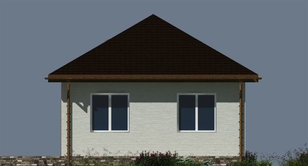 5. Проект дома A-107 Екстерьер Проект дома A-107 - фото 5