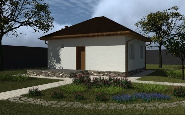 9. Проект дома A-107 Екстерьер Проект дома A-107 - фото 9