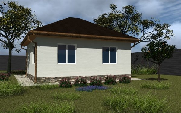 12. Проект дома A-107 Екстерьер Проект дома A-107 - фото 12