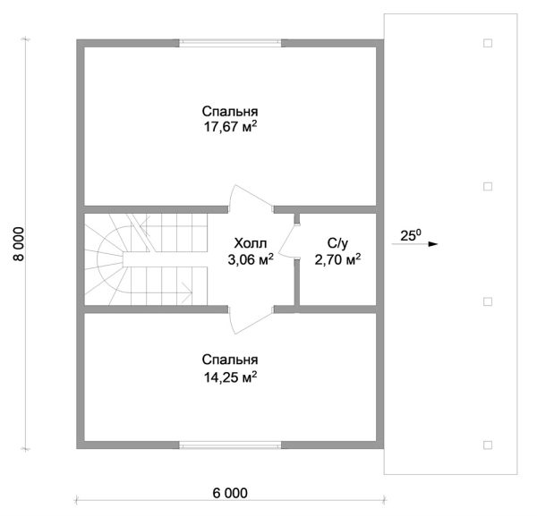 1. Проект дома A-108 Екстерьер Проект дома A-108 - фото 1