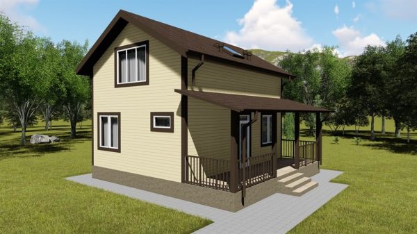 2. Проект дома A-108 Екстерьер Проект дома A-108 - фото 2